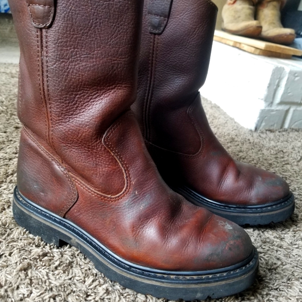 Mens Wolverine work boots/ Steel toe